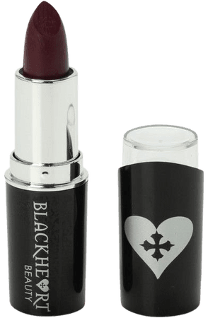 Blackheart Beauty Dark Red Lipstick