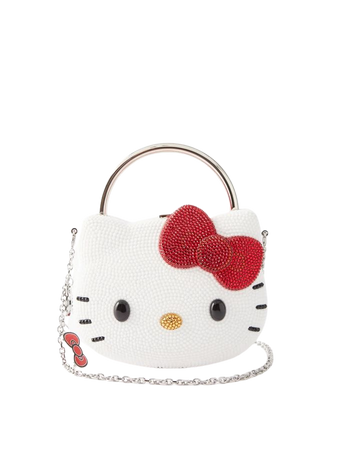 White X Hello Kitty crystal-embellished clutch bag | Judith Leiber | MATCHESFASHION US
