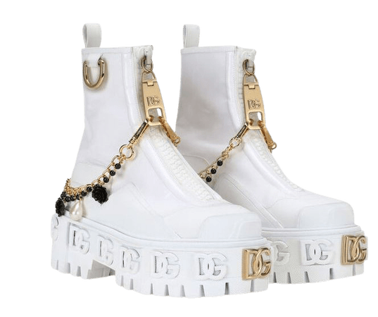 D&G Boots White