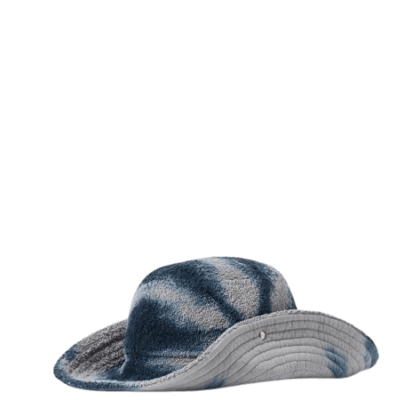 Baltic Terry Bucket Hat - Blue tie-dye - Weekday WW