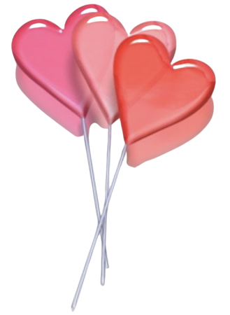 valentines heart lollipops