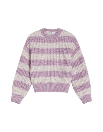 Striped sweater - Sweaters and cardigans - Woman | Bershka