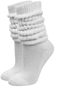 white socks