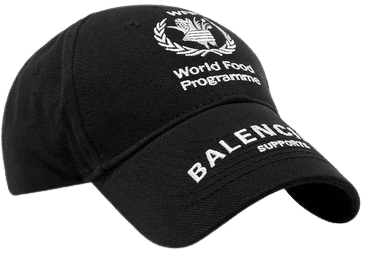 Balenciaga | + World Food Programme embroidered cotton-twill baseball cap | NET-A-PORTER.COM