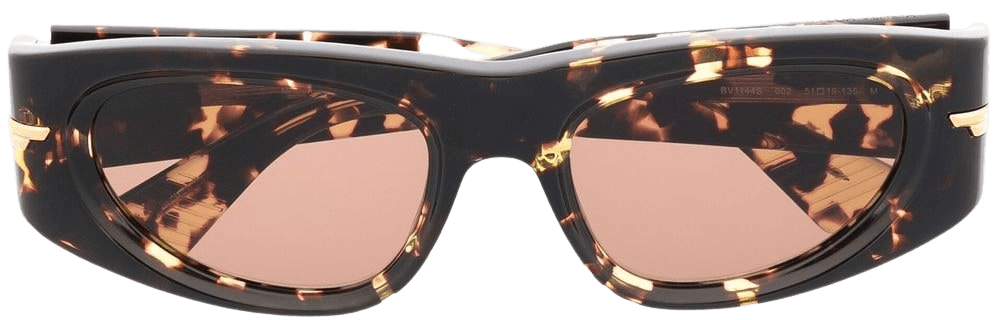 Bottega Veneta Eyewear BV1144S Geometric cat-eye Sunglasses - Farfetch