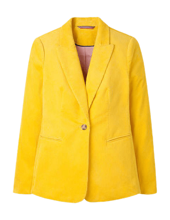 Davies Cord Blazer - Maize Yellow | Boden US