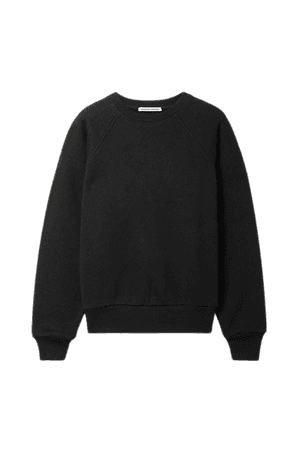 Net Sustain Rio Organic Cotton-jersey Sweatshirt - Black
