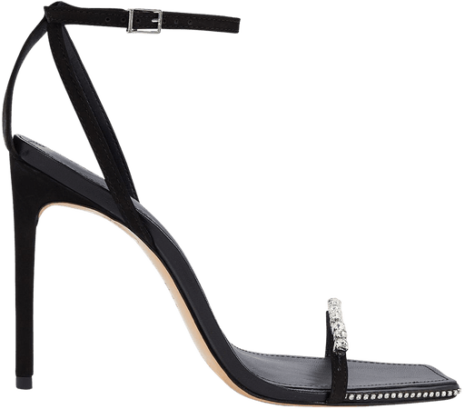 Schutz Louie Crystal-Embellished Leather Sandals | INTERMIX®