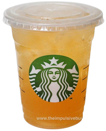 Starbucks Shaken Iced Peach Green Tea Lemonade