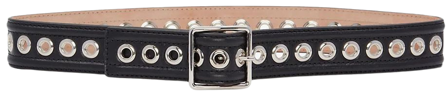 Alexander McQueen Eyelet Leather Belt