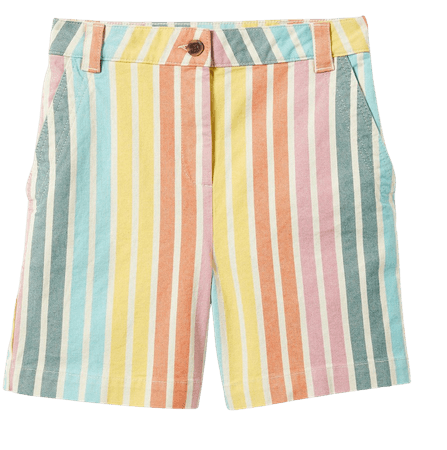 Classic Chino Shorts - Rainbow Stripe | Boden US