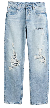 90s Boyfriend Jeans - Light denim blue - Ladies | H&M US
