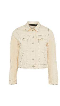 Stud Denim Jacket | Karen Millen