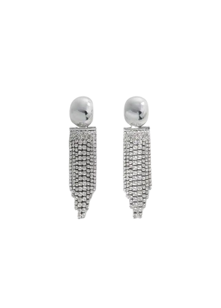 Cascade crystal earrings - Women | Mango USA
