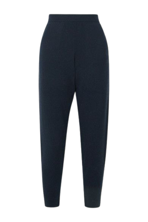 Cashmere Tapered Pants - Navy
