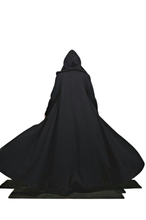 black long cape