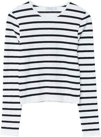 Seamless striped T-shirt - Women's fashion | Stradivarius United States
