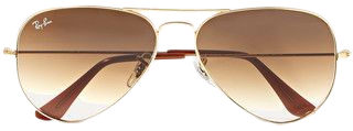 RAY-BAN Aviator gold-tone sunglasses