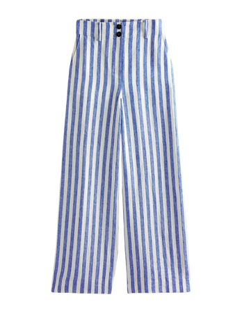 Highbury Linen Pants - Stripe | Boden US