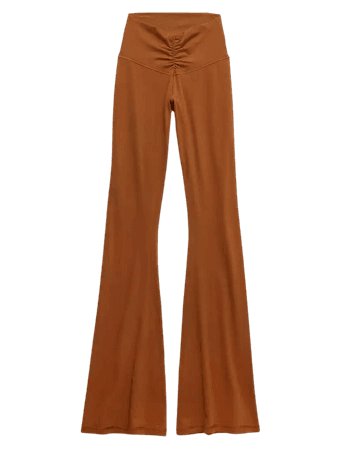 high OFFLINE By Aerie Real Me High Waisted Ruched Flare Legging