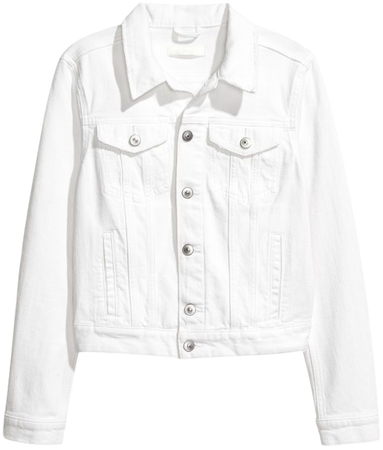 White denim jacket