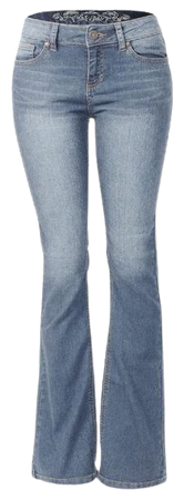 bootcut low rise jeans