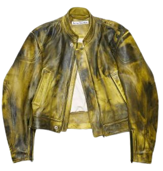 Alejandra Berges Leather Jacket - Green