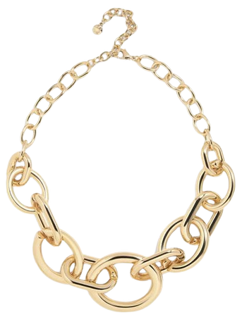 Chunky gold necklace