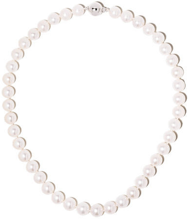 Yoko London 18kt white gold and Freshwater pearl necklace - FARFETCH