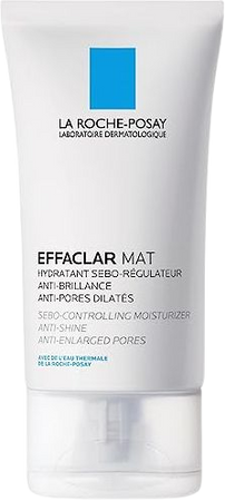 Amazon.com: La Roche-Posay Effaclar Mat Oil-Free Mattifying Moisturizer for Face, Facial Moisturizer For Oily Skin, to Reduce Oil and Minimize Pores, Moisturizing Shine Control for Sensitive Skin : Beauty & Personal Care