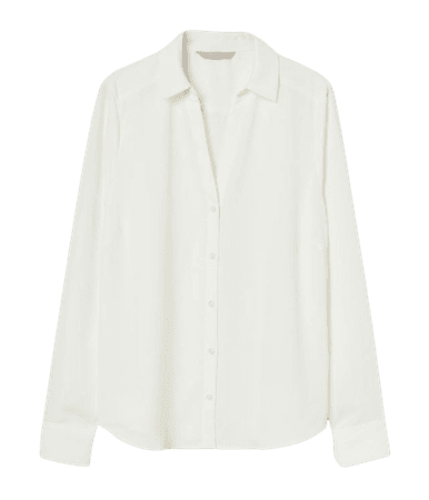 H&M white blouse