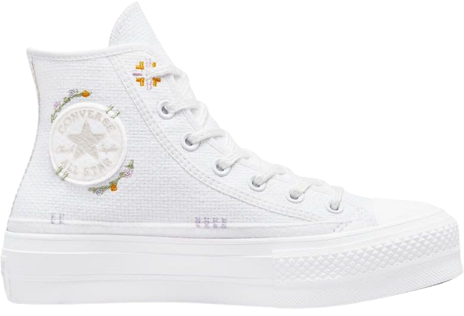 Converse Chuck Taylor® All Star® Lift Embroidered Platform Sneaker | Nordstrom
