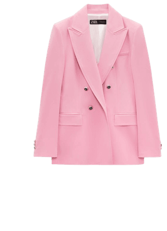 TAILORED DOUBLE BREASTED BLAZER Pink