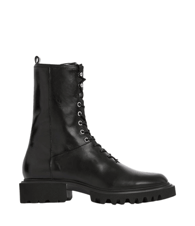 ALLSAINTS US: Womens Maren Leather Boots (black)