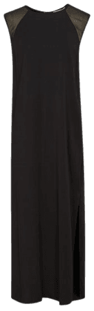 Erika Black Shift Silhouette Midi Dress – REISS