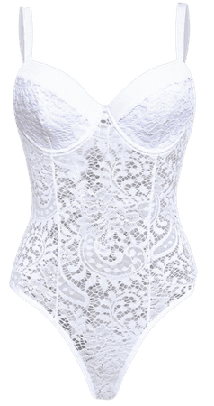 lace white bodysuit