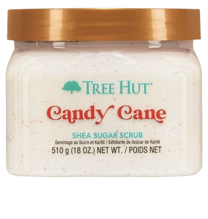 Tree hut candy cane body scrub
