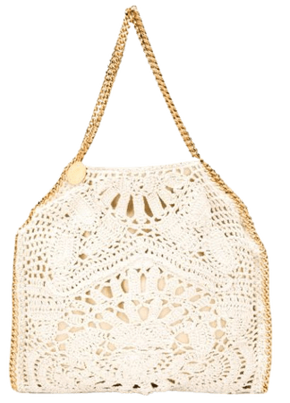 Stella Mccartney Falabella Crochet Tote Bag 261063W8632 Neutral | Farfetch