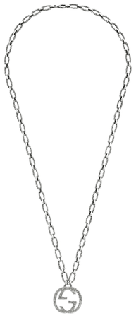 $1,100 Gucci Interlocking G Pendant Necklace - Buy Online - Fast Delivery, Price, Photo