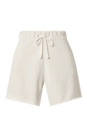 Cotton-jersey Shorts - Off-white