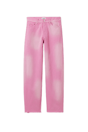 Faith Trousers - Pink cloud dye - Women_Straight_Leg - Weekday WW