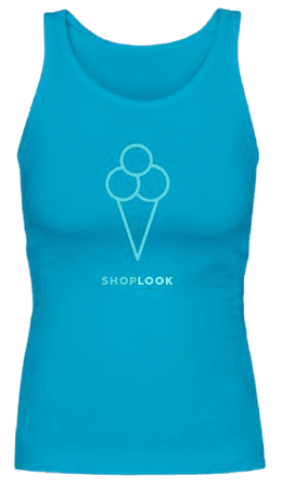 ShopLook Ice Cream and Logo Women's Long Tank Top | Spreadshirt