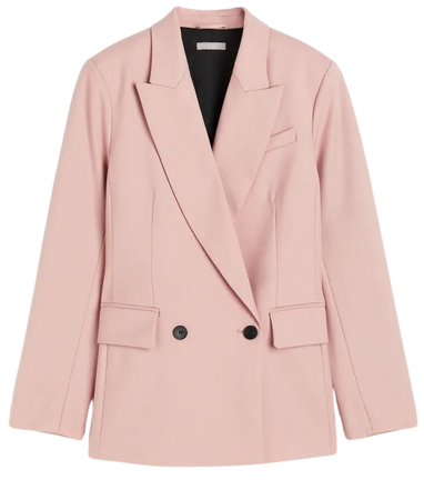 Double-breasted Blazer - Light pink - Ladies | H&M US