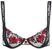 Rosy Embroidered Bustier Top - Lingerie - Victoria's Secret