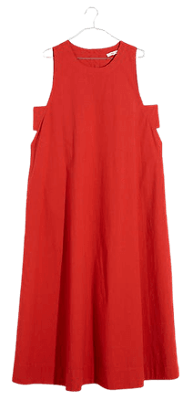 Poplin Tent Midi Dress