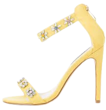 Yellow Flower Heels