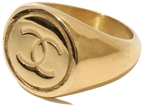 gold Chanel ring