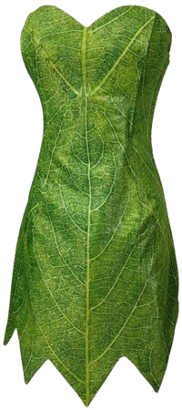 tinker bell leaf dress