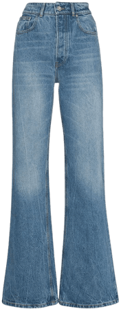 Paco Rabanne high-rise wide-leg Jeans - Farfetch