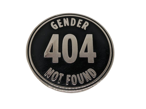 404 Error Gender Not Found Nonbinary Agender Gender Fluid | Etsy